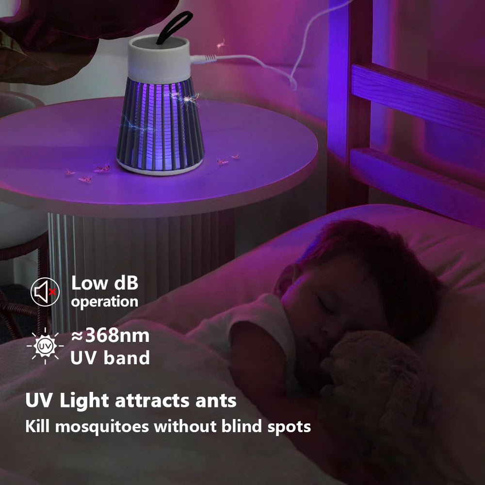Electric Shock Mosquito Killer Lamp USB Anti Mosquito Trap.