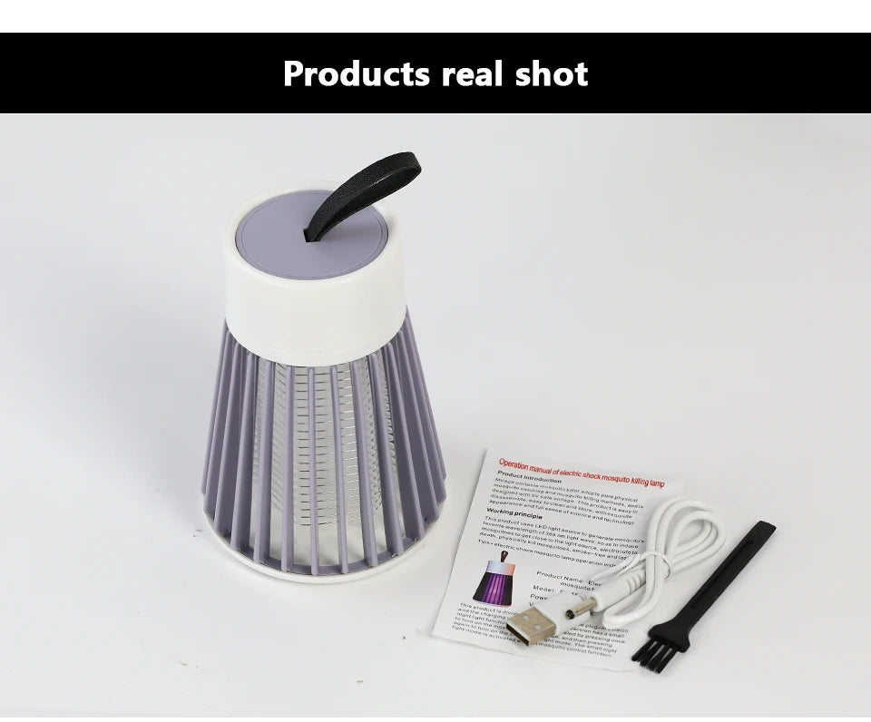 Electric Shock Mosquito Killer Lamp USB Anti Mosquito Trap.