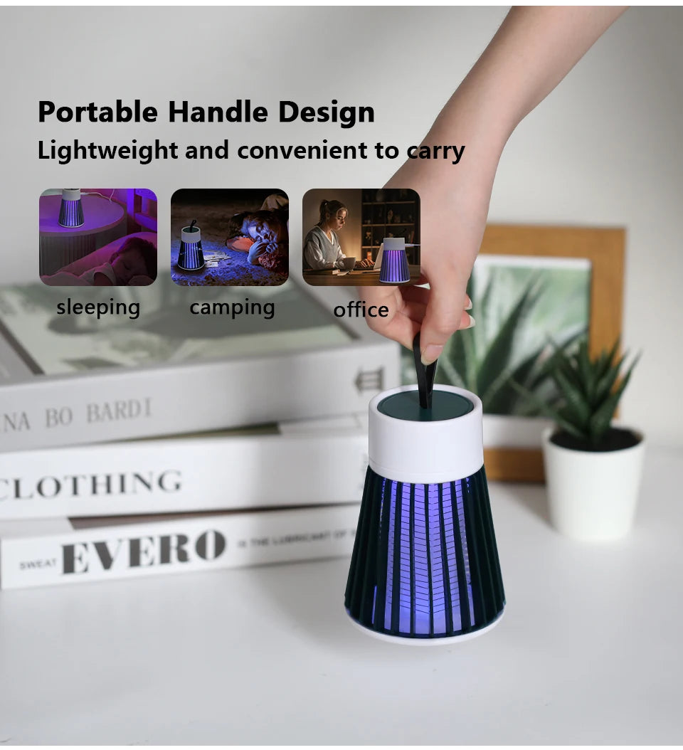 Electric Shock Mosquito Killer Lamp USB Anti Mosquito Trap.