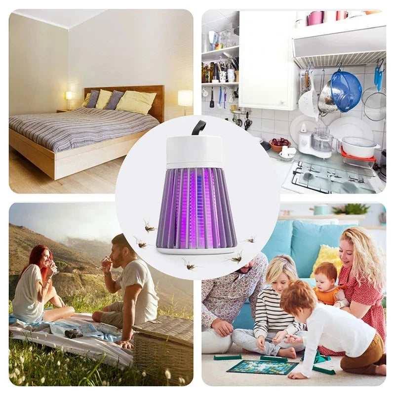 Electric Shock Mosquito Killer Lamp USB Anti Mosquito Trap.