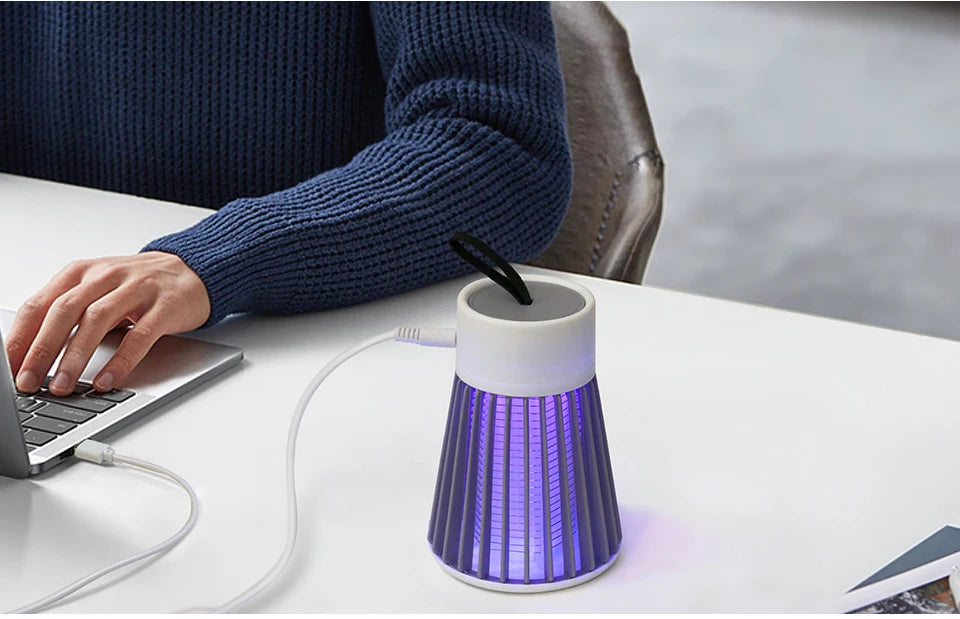 Electric Shock Mosquito Killer Lamp USB Anti Mosquito Trap.