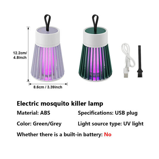 Electric Shock Mosquito Killer Lamp USB Anti Mosquito Trap.